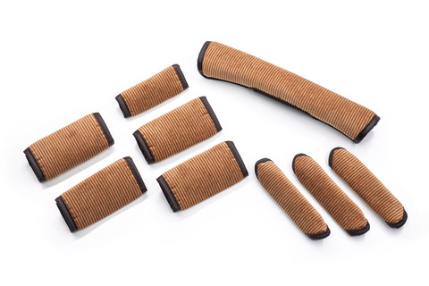 【ジムニーノマド専用】グリップカバー コーデュロイ 9点セット　キャメル