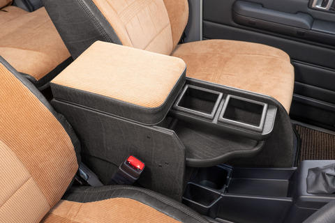 ランドクルーザー"70" 再再販モデル専用センターコンソール アンティークコーデュロイ　ブラック　キャメル