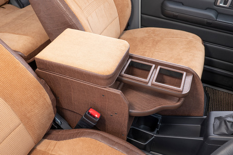 ランドクルーザー"70" 再再販モデル専用センターコンソール アンティークコーデュロイ　ブラウン　キャメル