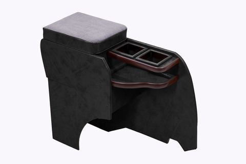 ランドクルーザー"70" 再再販モデル専用センターコンソール アンティークコーデュロイ　ブラック×グレー