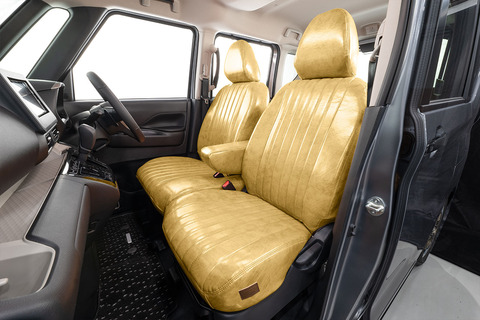 デリカミニ シートカバー  アンティークデザインS