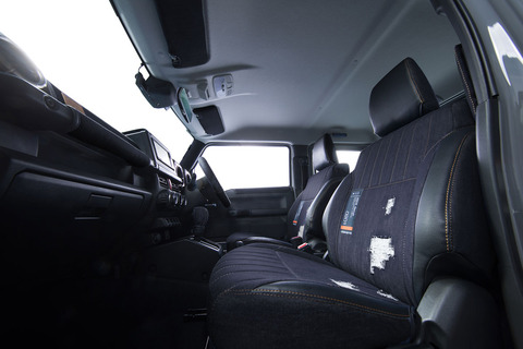 シートカバー  M.I.C DENIM　ジムニー装着イメージ