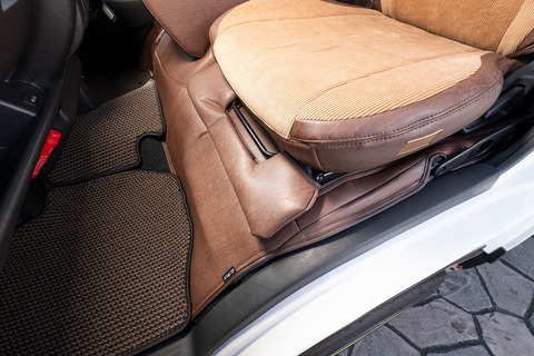 200ハイエース ワイド用 エンジンフードカバー＆スカートセット アンティーク　ヴィンテージブラウンカラー