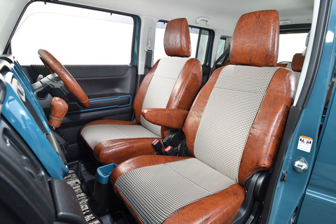 シートカバー  アンティーク千鳥　運転席　ブラウン