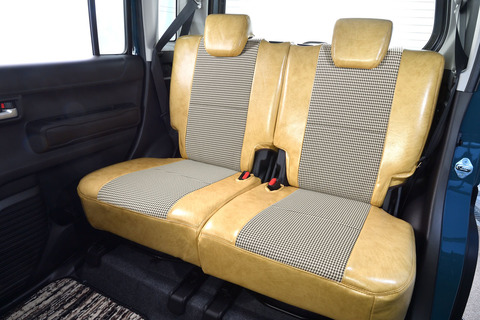 シートカバー  アンティーク千鳥　クリームイエロー