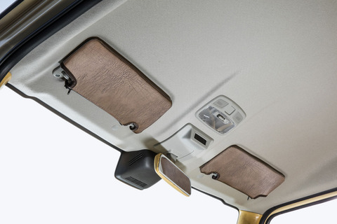 【ジムニーJB64/JB74/ノマド専用】サンバイザーカバー  アンティーク　ヴィンテージモカ