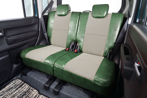 シートカバー  アンティーク千鳥　モスグリーン