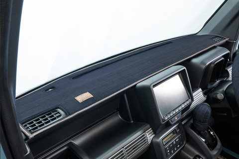 N-VAN ダッシュボードマット　 アンティーク　デニムデザイン　インディゴブルー