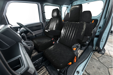 N-VAN シートカバー  アンティーク　ブラック