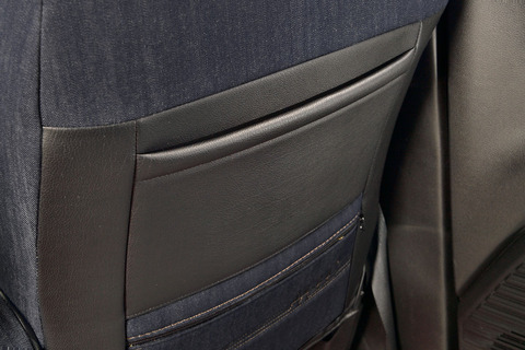 シートカバー  M.I.C DENIM　ハスラー装着イメージ　インディゴブルー