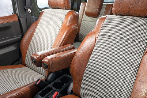 シートカバー  アンティーク千鳥　ブラウン