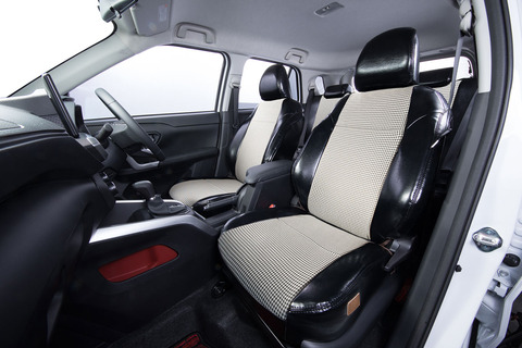 125ハイラックス シートカバー  アンティーク千鳥ブラック