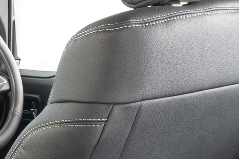 シートカバー 80’s ダブグレーxヴィーガンブラック ジムニーノマド装着