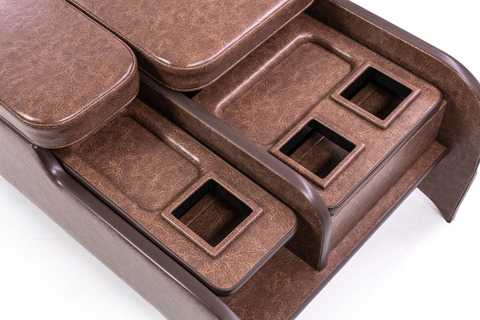 200系ハイエース標準 S-GLワイド用センターコンソール クラシックグロッシー　ブラウン単体イメージ