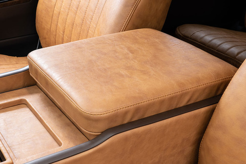 200系ハイエースS-GL用センターコンソール　クラシック　キャメル装着イメージ詳細