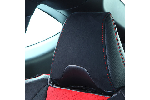 グレイス　シートカバー　車種限定 86 & BRZ /PREMIUM ボルドー×ブラック　ヘッドレスト