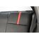 シートカバー 車種限定 GR86 & BRZ STANDARD spec.　後部座席背面にも前席と合わせてデザインされた赤のライン