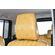 S700ハイゼットカーゴ　シートカバー  アンティークデザインD クリームイエロー　ヘッドレスト