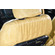 S700ハイゼットカーゴ　シートカバー  アンティークデザインD クリームイエロー　シート背面デザイン