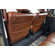 S700ハイゼットカーゴ　 シートカバー  アンティークデザインSブラウン前席背面デザイン