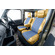 S700ハイゼットカーゴ　シートカバー  アンティークデニムクリームイエロー